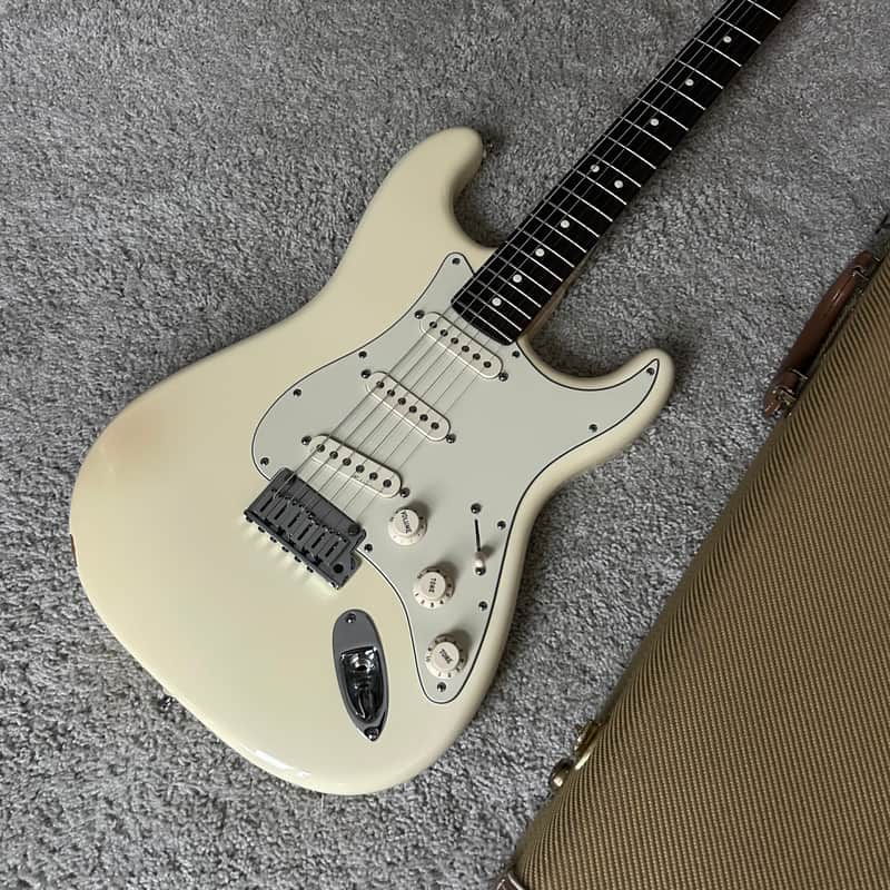 Fender Jeff Beck Artist Series Stratocaster with Hot Noiseless Pickups 2003 - Olympic White